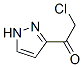 Ethanone, 2-chloro-1-(1H-pyrazol-3-yl)- (9CI) CAS#: 88137-70-6
