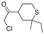 Ethanone, 2-chloro-1-(2-ethyltetrahydro-2-methyl-2H-thiopyran-4-yl)- (9CI) CAS#: 88653-81-0