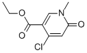 Ethyl 4-chloro-1-methyl-6-oxo-dihydropyridine-3-carboxylate CAS#: 82179-58-6