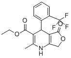 Furo(3,4-b)pyridine-3-carboxylic acid, 1,4,5,7-tetrahydro-2-methyl-5-o xo-4-(2-(trifluoromethyl)phenyl)-, ethyl ester CAS#: 85615-21-0