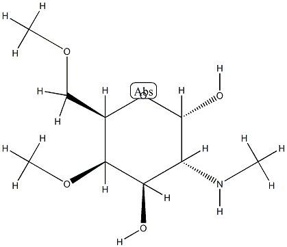 Galactopyranose, 2-deoxy-4,6-di-O-methyl-2-(methylamino)-, alpha-D- (8CI) CAS#: 802619-25-6