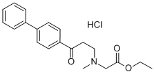 Glycine, N-(3-(1,1'-biphenyl)-4-yl-3-oxopropyl)-N-methyl-, ethyl ester, hydrochloride CAS#: 85975-26-4
