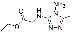 Glycine, N-(4-amino-5-ethyl-4H-1,2,4-triazol-3-yl)-, ethyl ester (8CI) CAS#: 802888-23-9