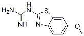Guanidine, (6-methoxy-2-benzothiazolyl)- (9CI) CAS#: 86328-45-2