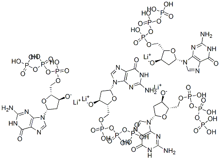 Guanosine 5'-(tetrahydrogen triphosphate), 2'-deoxy-, tetralithium salt CAS#: 83711-62-0