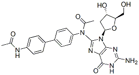 Guanosine, 8-(acetyl(4'-(acetylamino)(1,1'-biphenyl)-4-yl)amino)-2'-deoxy- CAS#: 82682-90-4