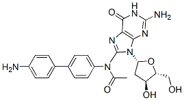 Guanosine, 8-(acetyl(4'-amino(1,1'-biphenyl)-4-yl)amino)-2'-deoxy- CAS#: 82682-89-1