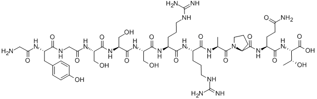 H-GLY-TYR-GLY-SER-SER-SER-ARG-ARG-ALA-PRO-GLN-THR-OH CAS#: 82177-09-1