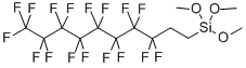 (HEPTADECAFLUORO-1,1,2,2-TETRAHYDRODECYL)TRIMETHOXYSILANE CAS#: 83048-65-1