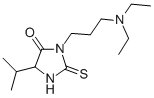 Hydantoin, 3-(3-(diethylamino)propyl)-5-isopropyl-2-thio- CAS#: 86503-22-2