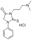 Hydantoin, 3-(3-(dimethylamino)propyl)-1-phenyl-2-thio-, hydrochloride CAS#: 86503-27-7