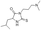 Hydantoin, 3-(3-(dimethylamino)propyl)-5-isobutyl-2-thio- CAS#: 86503-13-1