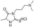 Hydantoin, 3-(3-(dimethylamino)propyl)-5-methyl-2-thio-, hydrochloride CAS#: 86503-28-8