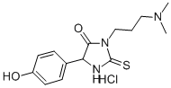 Hydantoin, 3-(3-(dimethylamino)propyl)-5-(p-hydroxyphenyl)-2-thio-, hy drochloride CAS#: 86503-30-2