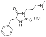 Hydantoin, 5-benzyl-3-(3-(dimethylamino)propyl)-2-thio-, hydrochloride CAS#: 86503-29-9