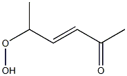 Hydroperoxide, 1-methyl-4-oxo-2-pentenyl (7CI) CAS#: 89489-63-4