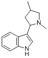 Indole, 3-(1,4-dimethyl-2-pyrrolidinyl)- (8CI) CAS#: 802578-98-9