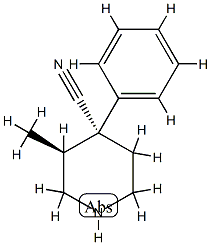 Isonipecotonitrile, 3-methyl-4-phenyl-, stereoisomer (8CI) CAS#: 802310-55-0