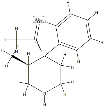 Ketone, methyl 3-methyl-4-phenyl-4-piperidyl, trans-(- (8CI) CAS#: 802569-61-5