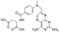 L-Aspartic acid, N-(4-(((2,4-diamino-7-pteridinyl)methyl)methylamino)b enzoyl)- CAS#: 82144-21-6