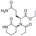 L-Glutamine, N-(2-oxo-3-piperidinyl)-N2-(1-oxopropyl)-, ethyl ester, ( S)- CAS#: 84563-47-3