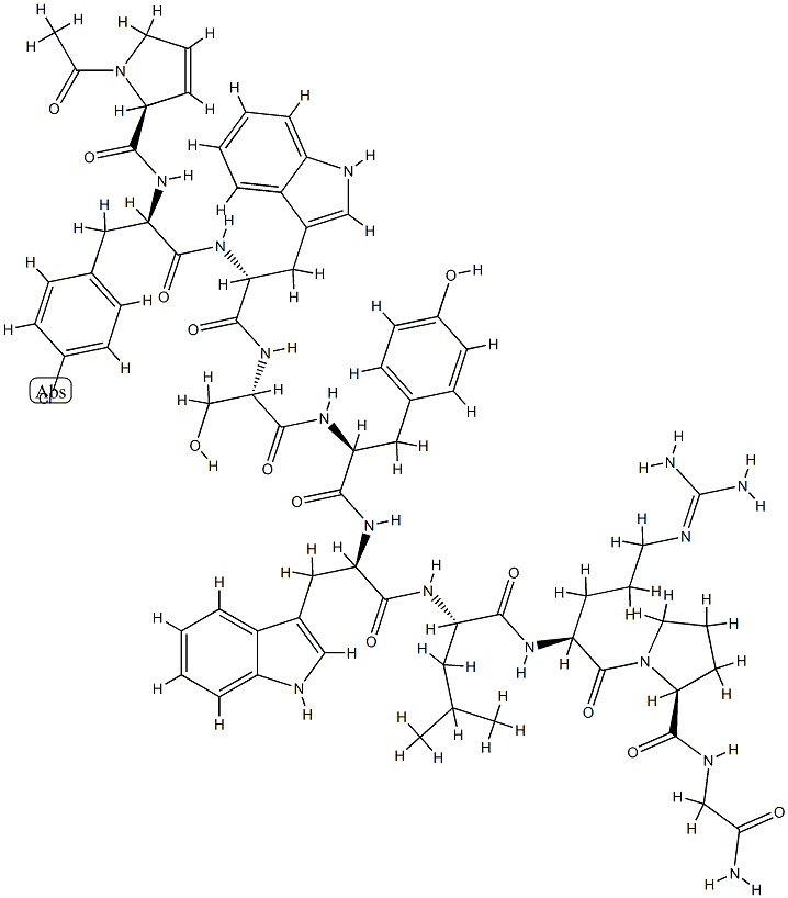 LHRH, Ac-dehydro-Pro(1)-4-Cl-Phe(2)-Trp(3,6)- CAS#: 80152-22-3