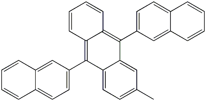 MADN , 2-Methyl-9,10-bis(naphthalen-2-yl)anthracene CAS#: 804560-00-7