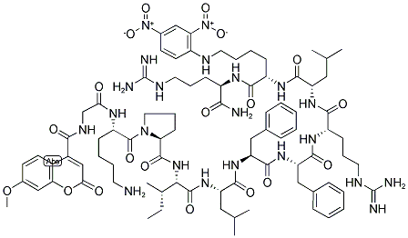 MCA-GLY-LYS-PRO-ILE-LEU-PHE-PHE-ARG-LEU-LYS(DNP)-D-ARG-NH2 CAS#: 839730-93-7