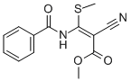 METHYL 3-(BENZOYLAMINO)-2-CYANO-3-(METHYLTHIO)ACRYLATE CAS#: 87693-81-0