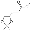 METHYL (S)-(+)-3-(2,2-DIMETHYL-1,3-DIOXOLAN-4-YL)-TRANS-2-PROPENOATE CAS#: 81703-93-7