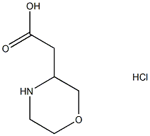 MORPHOLIN-3-YL-ACETIC ACID HYDROCHLORIDE CAS#: 86967-55-7