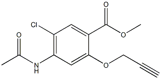 Methyl 4-acetamido-5-chloro-2-(prop-2-yn-1-yloxy)benzoate CAS#: 89481-87-8