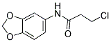 N-(1,3-BENZODIOXOL-5-YL)-3-CHLOROPROPANAMIDE CAS#: 83449-17-6
