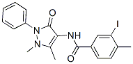 N-(1,5-dimethyl-3-oxo-2-phenyl-pyrazol-4-yl)-3-iodo-4-methyl-benzamide CAS#: 81217-08-5