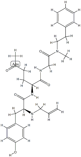N-(2-Propenyl)-L-Tyr-4-(methylsulfinyl)-L-Abu-Gly-N-(2-phenylethyl)-N-methyl-NH2 CAS#: 85438-27-3