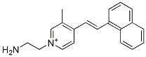 N-(2-aminoethyl)-4-(beta-1-naphthylvinyl)-3-methylpyridinium CAS#: 89711-12-6