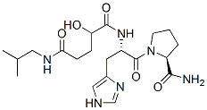 N-(2-hydroxy-4-(isobutylcarbamoyl)butyryl)histidylprolinamide CAS#: 83437-31-4