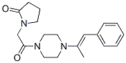 (N-(2-oxo-1-pyrrolidinyl)acetyl)-N'-(3-phenylprop-2-en-2-yl)piperazine CAS#: 86780-43-0
