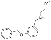 N-(3-(BENZYLOXY)BENZYL)-2-METHOXYETHANAMINE CAS#: 827328-34-7