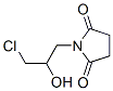 N-(3-Chloro-2-hydroxypropyl)succinimide CAS#: 85834-37-3