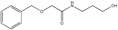 N-(3-Hydroxypropyl)benzyloxyacetamide CAS#: 85855-69-2