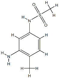 N-(3-amino-4-methylphenyl)methanesulfonamide(SALTDATA: HCl) CAS#: 84814-55-1