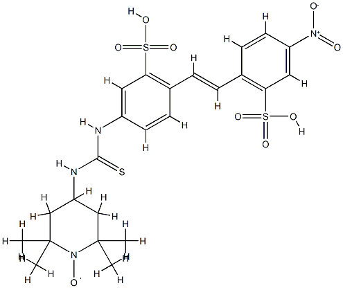 N-4-(2,2,6,6-tetramethyl-1-oxyl)piperidinyl-N'-4-(4'-nitro-2,2'-stilbenedisulfonic acid)thiourea CAS#: 86879-33-6