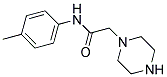 N-(4-METHYLPHENYL)-2-PIPERAZIN-1-YLACETAMIDE CAS#: 89473-82-5