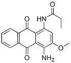 N-(4-amino-9,10-dihydro-3-methoxy-9,10-dioxoanthryl)propionamide CAS#: 84560-13-4