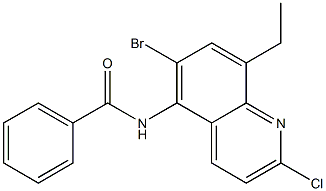 N-(6-BroMo-2-chloro-8-ethylquinolin-5-yl)benzaMide CAS#: 88784-09-2