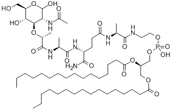 N-Acetylmuramyl-alanyl-isoglutaminyl-alanyl-sn-glycero-3-phosphoethano lamine CAS#: 83461-56-7