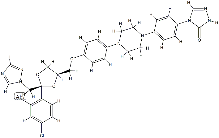 N-Desalkyl Itraconazole CAS#: 89848-41-9