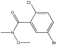 N-Methoxy-N-Methyl 5-broMo-2-chlorobenzaMide CAS#: 842136-59-8