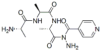 N-(alanyl-alanyl-alanyl)isonicotinic acid hydrazide CAS#: 88874-01-5
